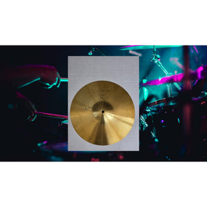 Led Zeppelin Jimmy Page Robert Plant John Paul Jones 16 inch cymbal signed with proof