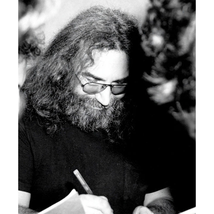 Garcia, Jerry Grateful Dead Co-Founder with sketch Fender Stratocaster Squier electric guitar signed with proof