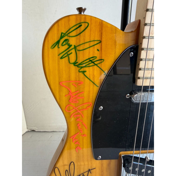 Bruce Springsteen and the E street band Telecaster electric guitar signed with proof.