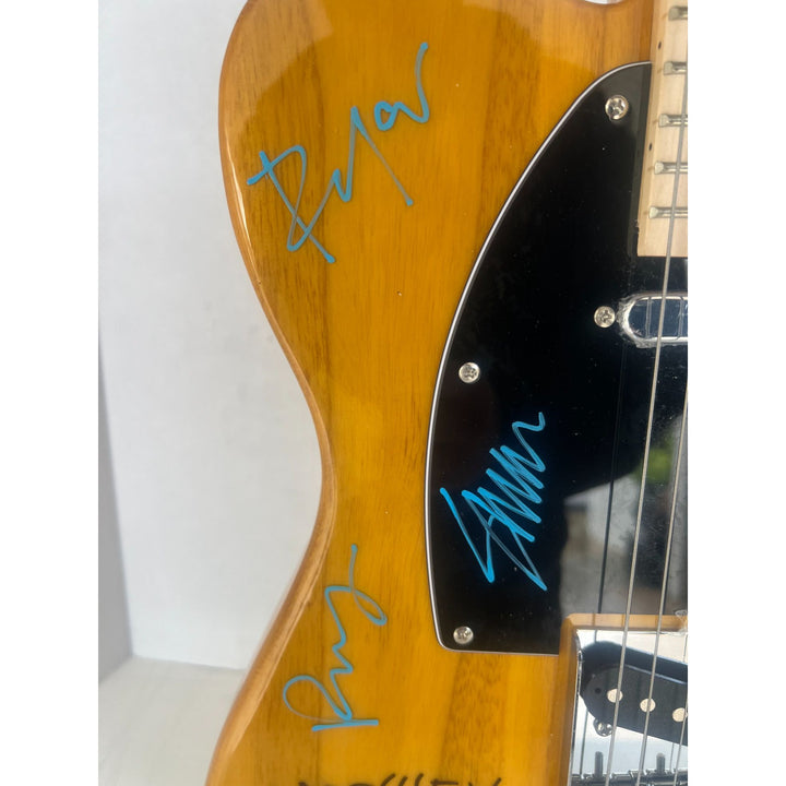 Robert Smith The Cure & Morrissey & The Smith Telecaster electric guitar signed with proof