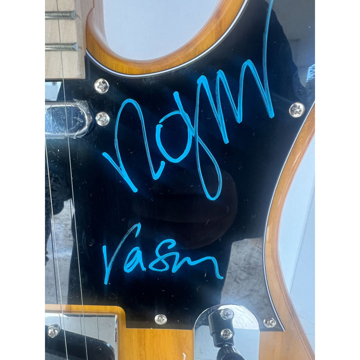 Robert Smith The Cure & Morrissey & The Smith Telecaster electric guitar signed with proof