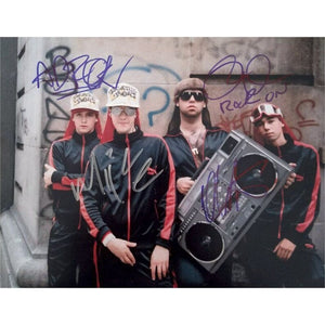 Adam Horowitz "AD-Rock" Michael "Mike D" Diamond Adam "MCA" Yauch Rick Rubin the Beastie Boys 8x10 photo signed with proof