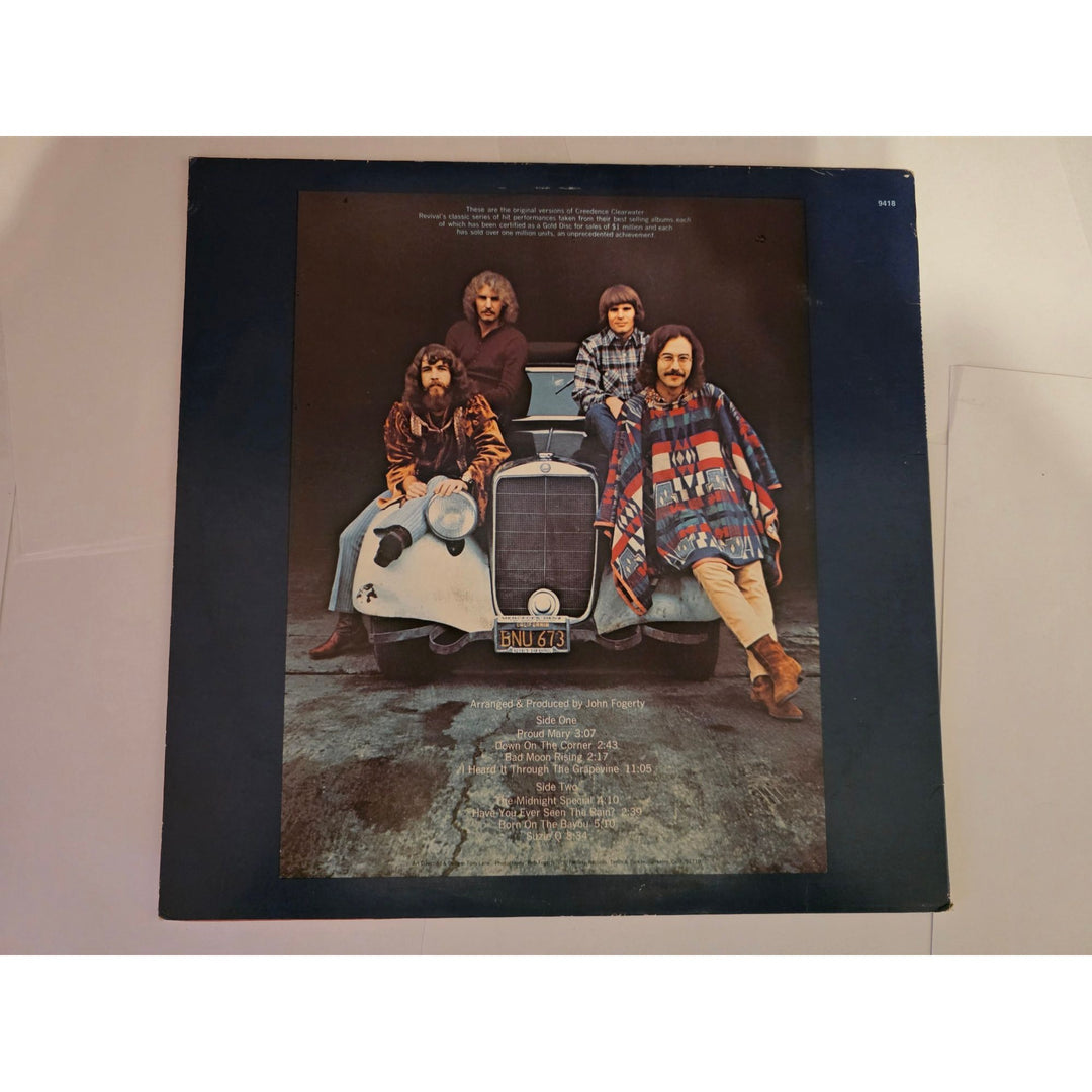 Creedence Clearwater Revival CCR "Creedence Gold" LP signed with proof.