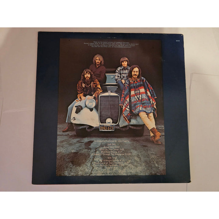 Creedence Clearwater Revival CCR "Creedence Gold" LP signed with proof.