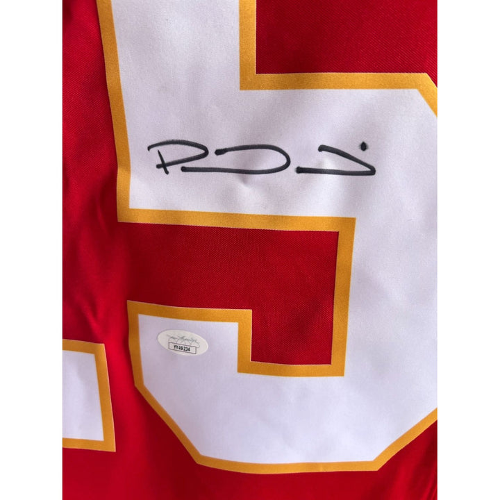 Patrick Mahomes Kansas City Chiefs size large game model Jersey James Spence Authentication signed with proof