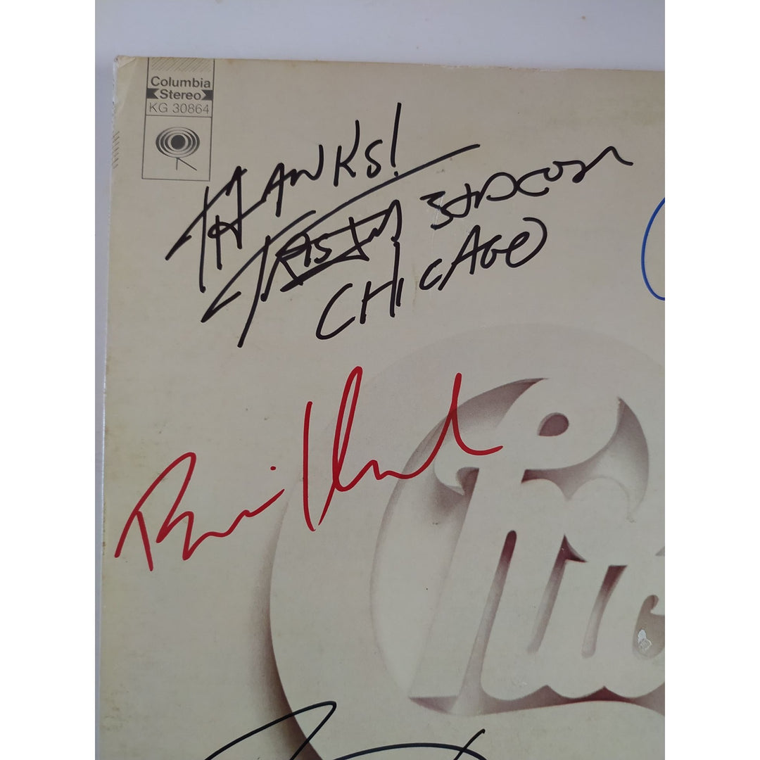 Chicago LP signed