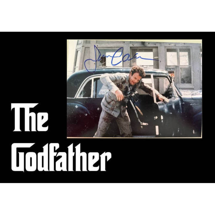 James Caan "Sonny Corleone, The Godfather" 5X7 photo signed with proof.