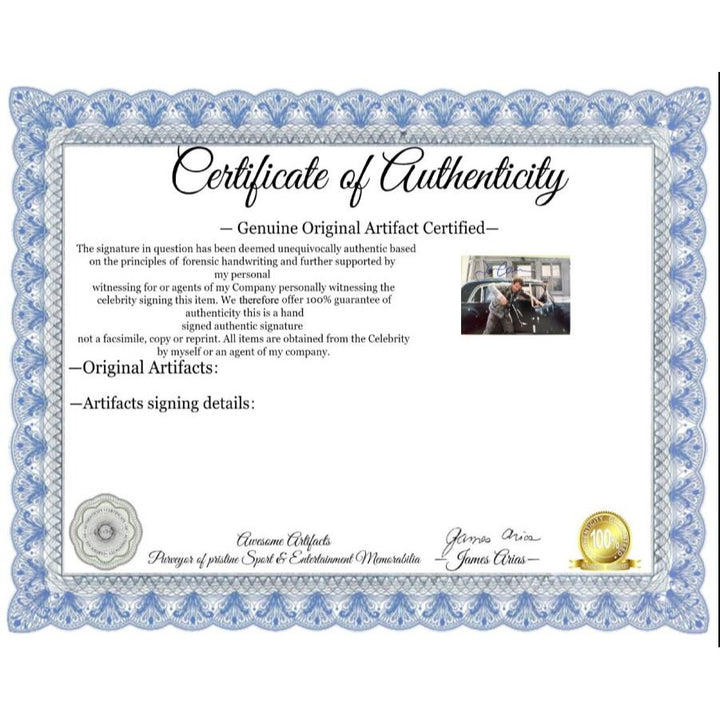 James Caan "Sonny Corleone, The Godfather" 5X7 photo signed with proof.