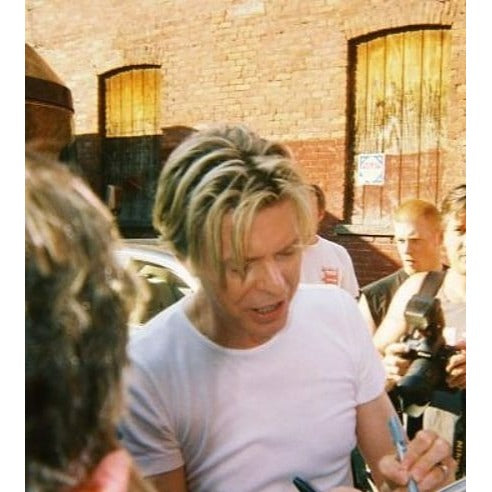 David Bowie 5x7 photo signed with proof