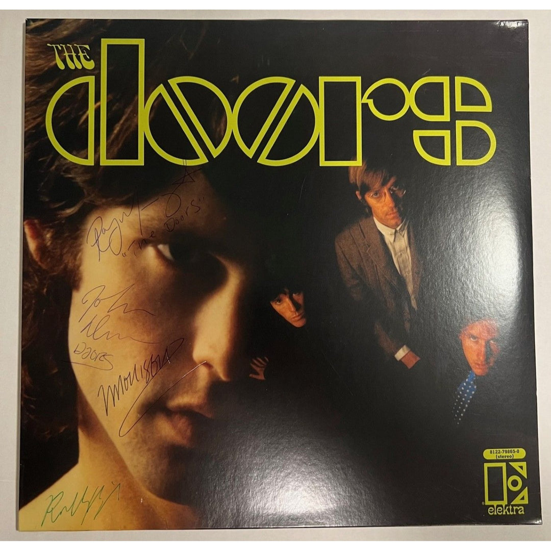 The Doors original LP signed Jim Morrison, Ray Manzarek, Robby Krieger John Densmore