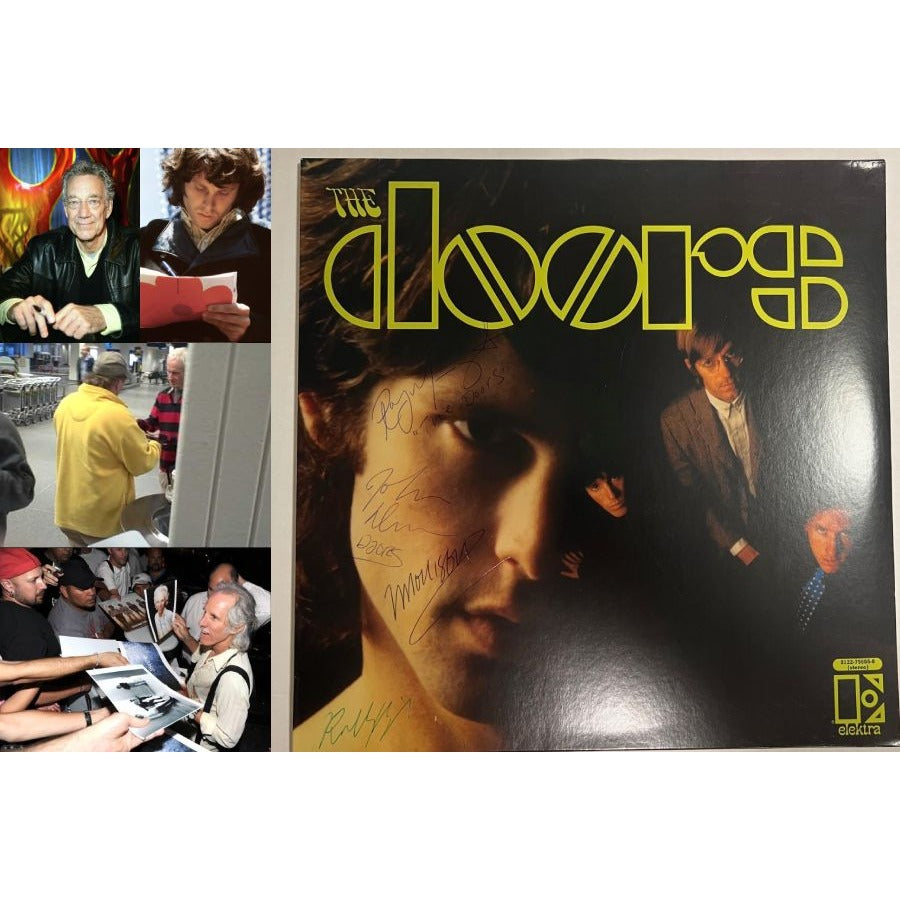 The Doors original LP signed Jim Morrison, Ray Manzarek, Robby Krieger John Densmore