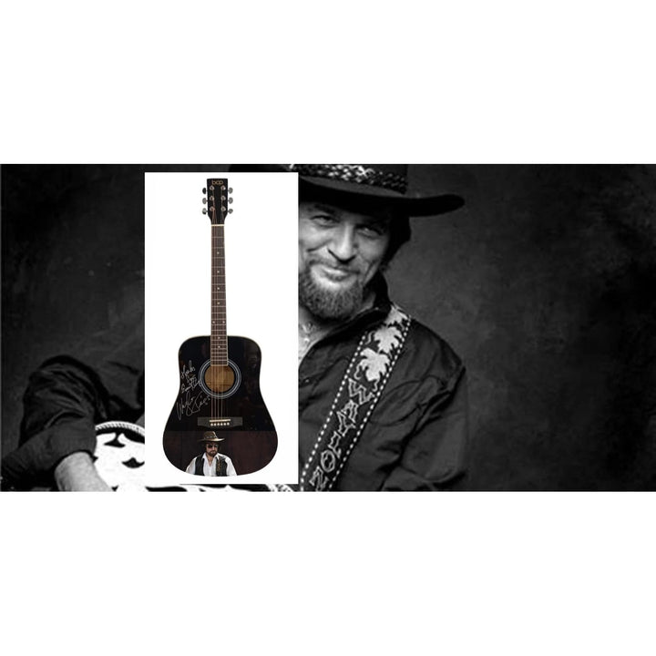 Waylon Jennings "Thanks for Everything" signed with Inscription & signing proof.