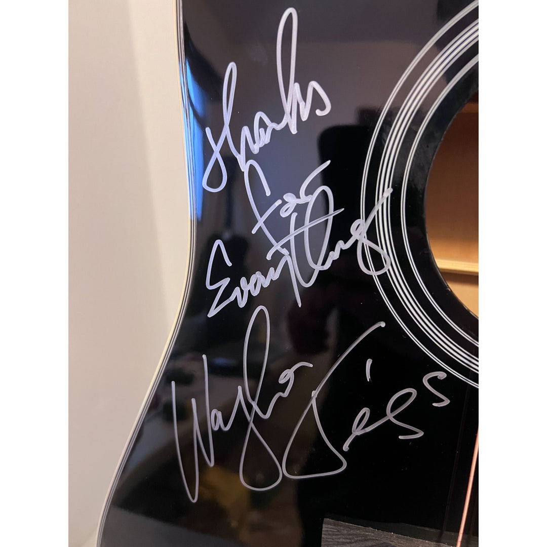 Waylon Jennings "Thanks for Everything" signed with Inscription & signing proof.