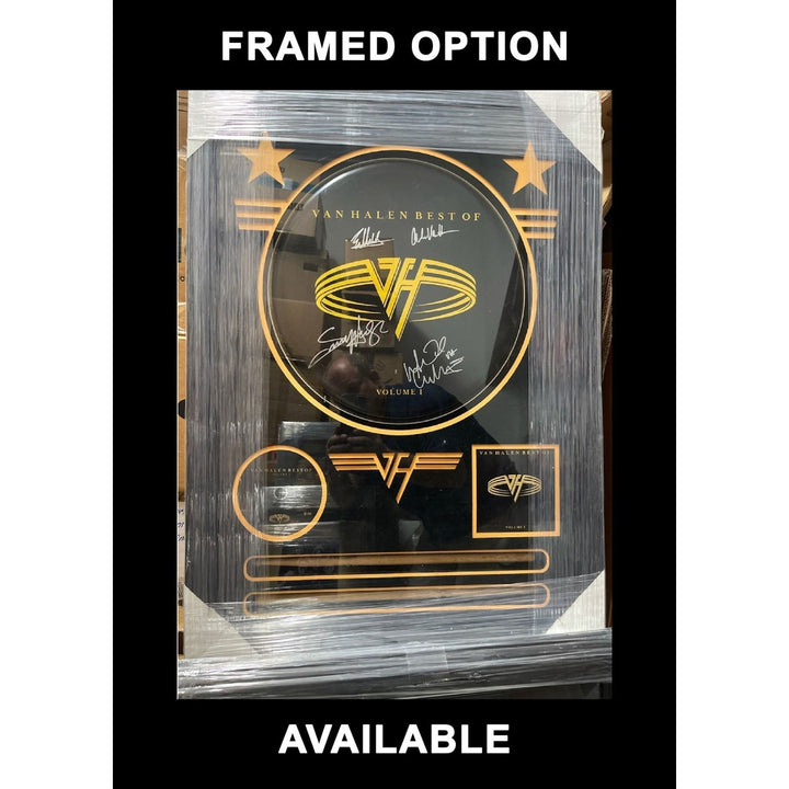 Rammstein Till Lindemann, Richard Kruspe, Flake Lorenz 14-in one-of-a-kind drumhead signed with proof Awesome Artifacts