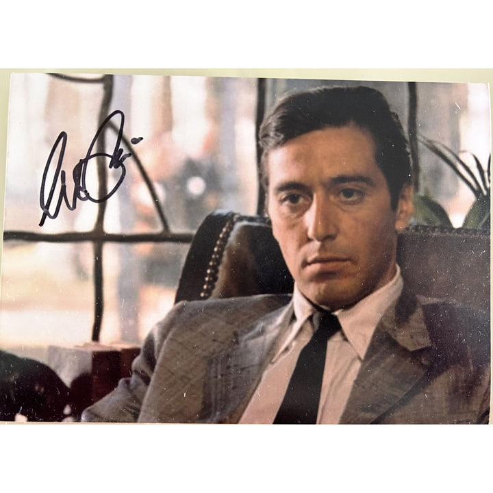 Al Pacino "Michael Corleone, The Godfather" 5X7 photo signed with proof.