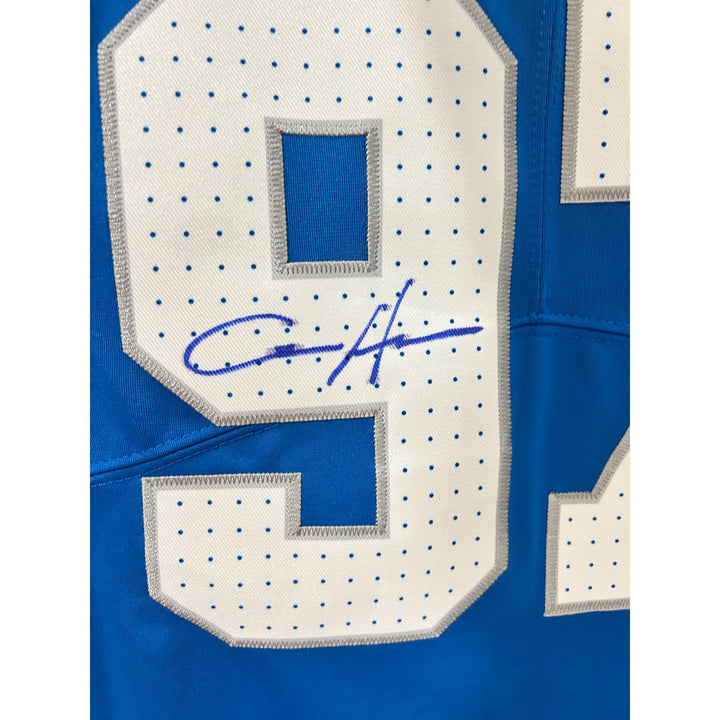 Aidan Hutchinson Detroit Lions Nike size XL game model jersey signed with proof