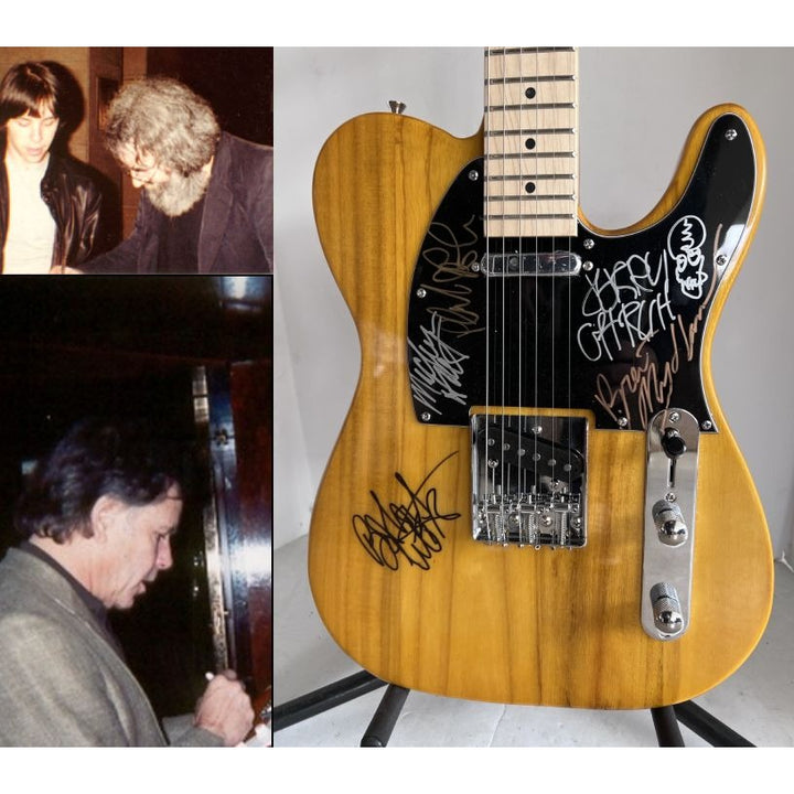 Jerry Garcia Bill Weir Mickey Hart Phil Lesh The Grateful Dead Telecaster electric guitar signed with proof