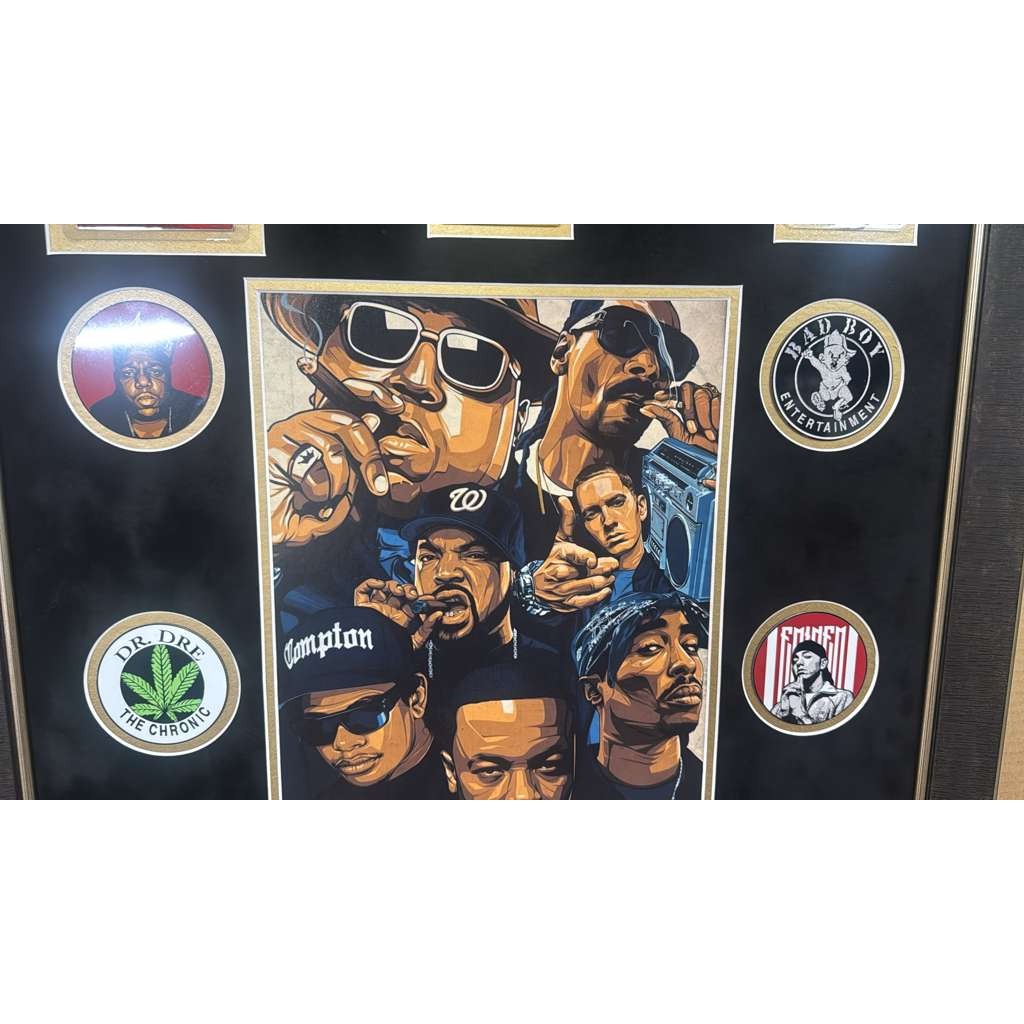 Raps Royalty Biggie Smalls Tupac Shakur Dr Dre Eminem Snoop Dog Eazy - E & Ice Cube