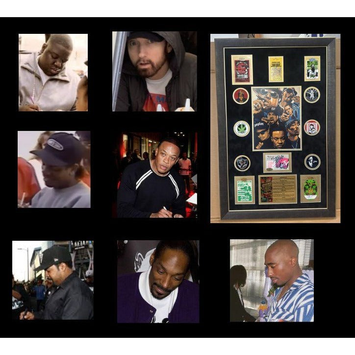 Raps Royalty Biggie Smalls Tupac Shakur Dr Dre Eminem Snoop Dog Eazy - E & Ice Cube
