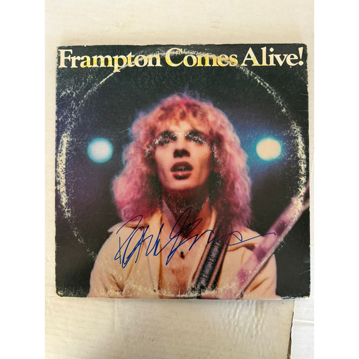 Peter Frampton "Frampton Comes Alive!" LP signed with proof.