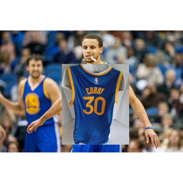 Stephen Curry Golden State Warriors game model Jersey signed with proof