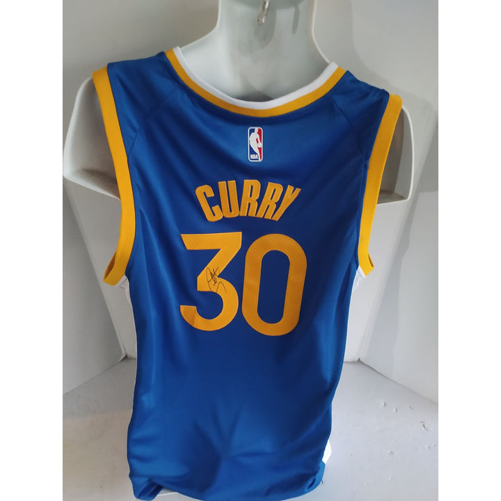 Stephen Curry Golden State Warriors game model Jersey signed with proof