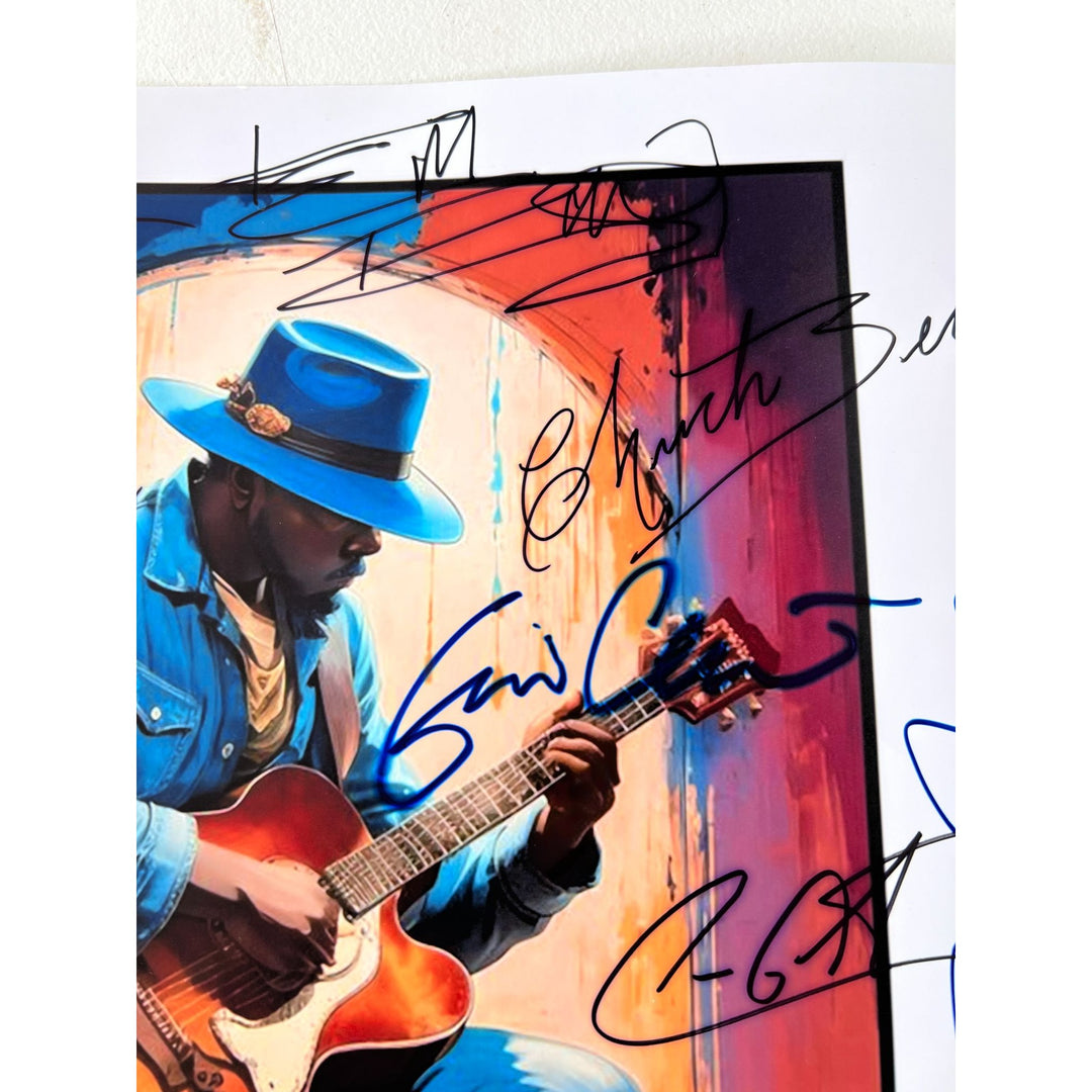 Blues legends (20 ) B. B. King  , John Mayer, Keith Richards, Eric Clapton 16x20 photo signed with proof.