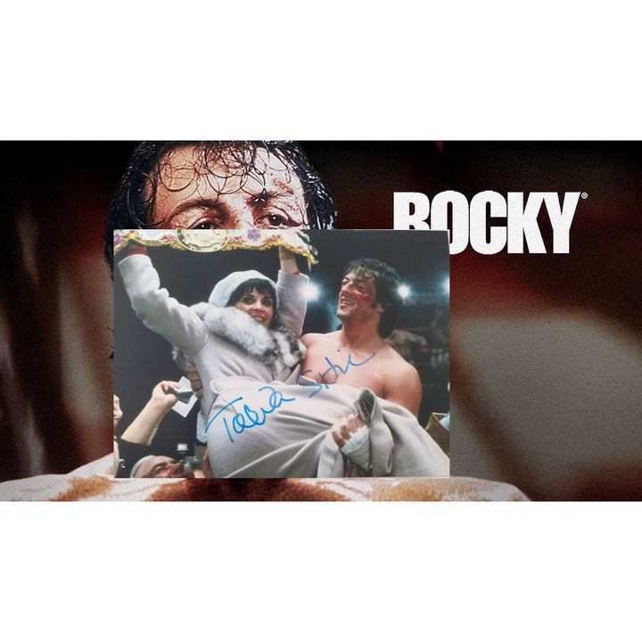 Talia Shire, "Adrian Pennino-Balboa", Rocky, 5x7 photo, signed with proof