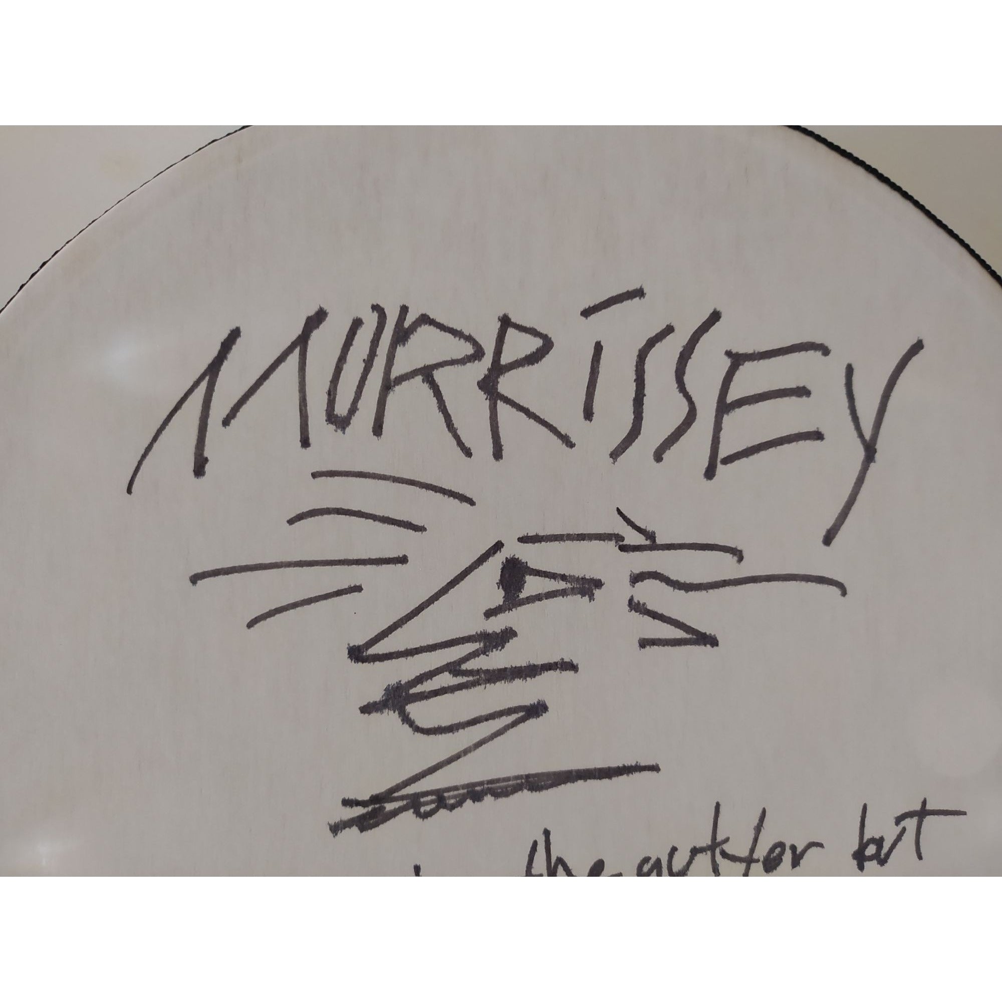 Patrick Morrissey lead singer of The Smiths signed with Sketch and