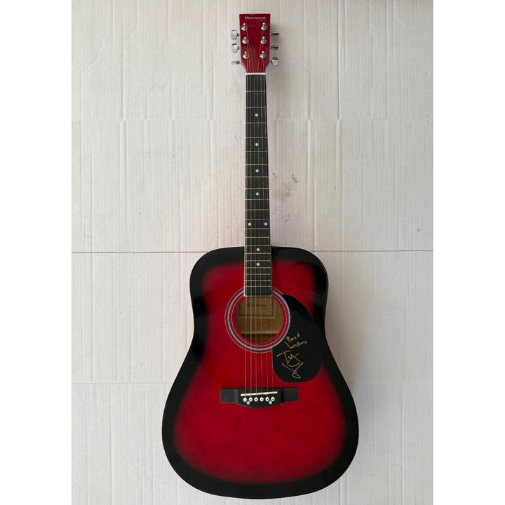 Tracy Chapman full size acoustic guitar signed.