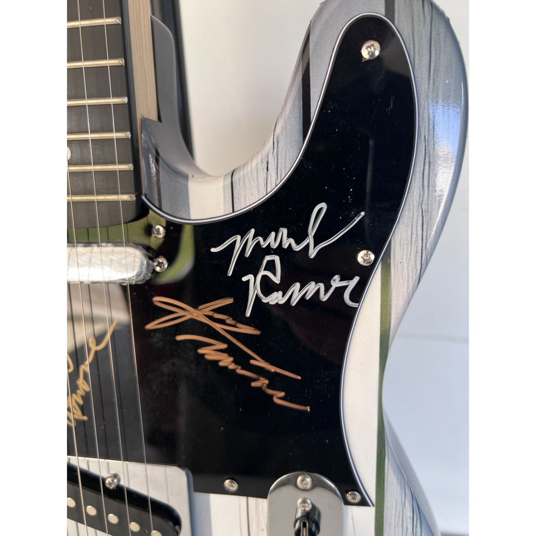 The Ramones Dee-Dee, Joey, Marky Johnny Tommy Richie Ramone "One of a Kind" telecaster full size electric guitar signed with proof.