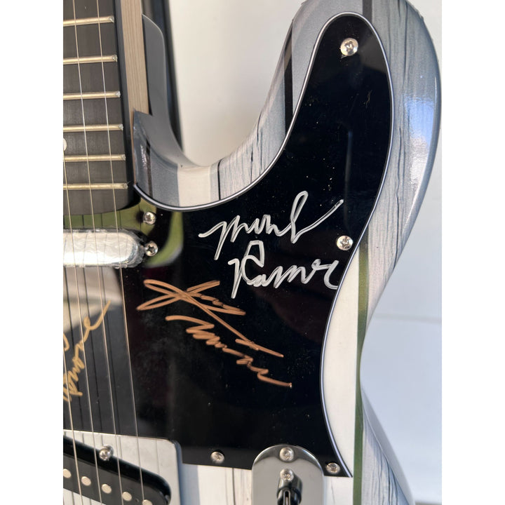 The Ramones Dee-Dee, Joey, Marky Johnny Tommy Richie Ramone "One of a Kind" telecaster full size electric guitar signed with proof.