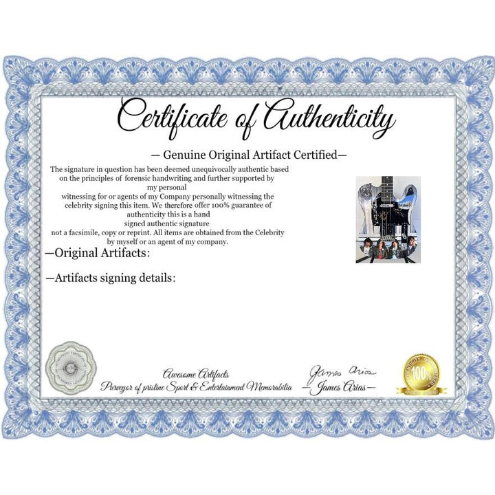 The Ramones Dee-Dee, Joey, Marky Johnny Tommy Richie Ramone "One of a Kind" telecaster full size electric guitar signed with proof.