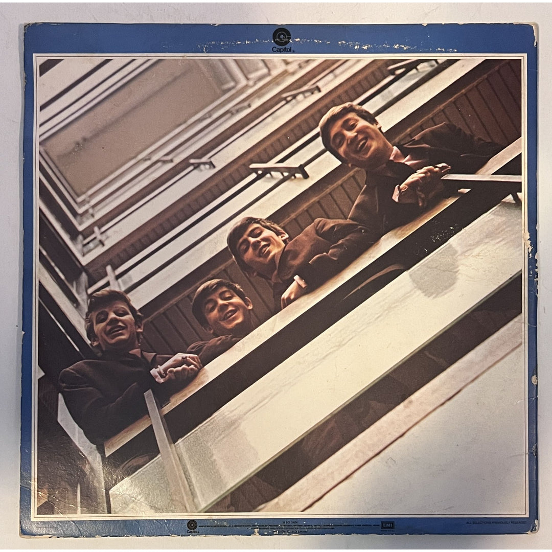 The Beatles 1967-1970 lp Paul McCartney Ringo Star signed with proof.