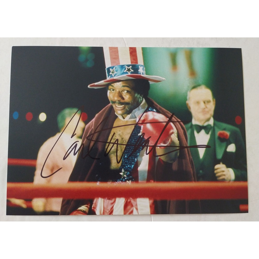 Carl Weathers, "Apollo Creed", Rocky, 5x7 photo, signed with proof