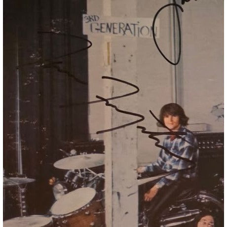 Tom and John Fogarty Stu Cook dog Clifford Cosmos Factory original LP signed with proof.