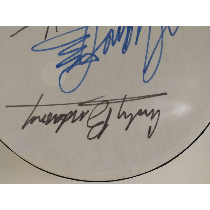 The Supremes Diana Ross Mary Wilson Cindy Birdsong 10 inch tambourine signed with proof