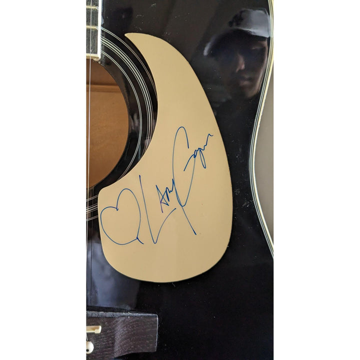 Lady Gaga "Stefani Angelina Germanotta" 41' full size acoustic guitar signed with proof