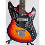 Load image into Gallery viewer, Queen Freddie Mercury, Brian May, Roger Taylor, John Deacon one-of-a kind full size electric guitar signed with proof
