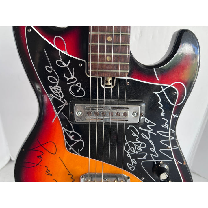 Queen Freddie Mercury, Brian May, Roger Taylor, John Deacon one-of-a kind full size electric guitar signed with proof