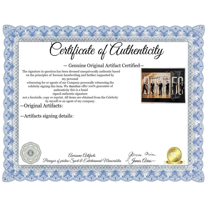 James Bond 007, Sean Connery, Roger Moore, Daniel Craig, Pierce Brosnan, Timothy Dalton, George Lazenby 11x14 photo signed with proof