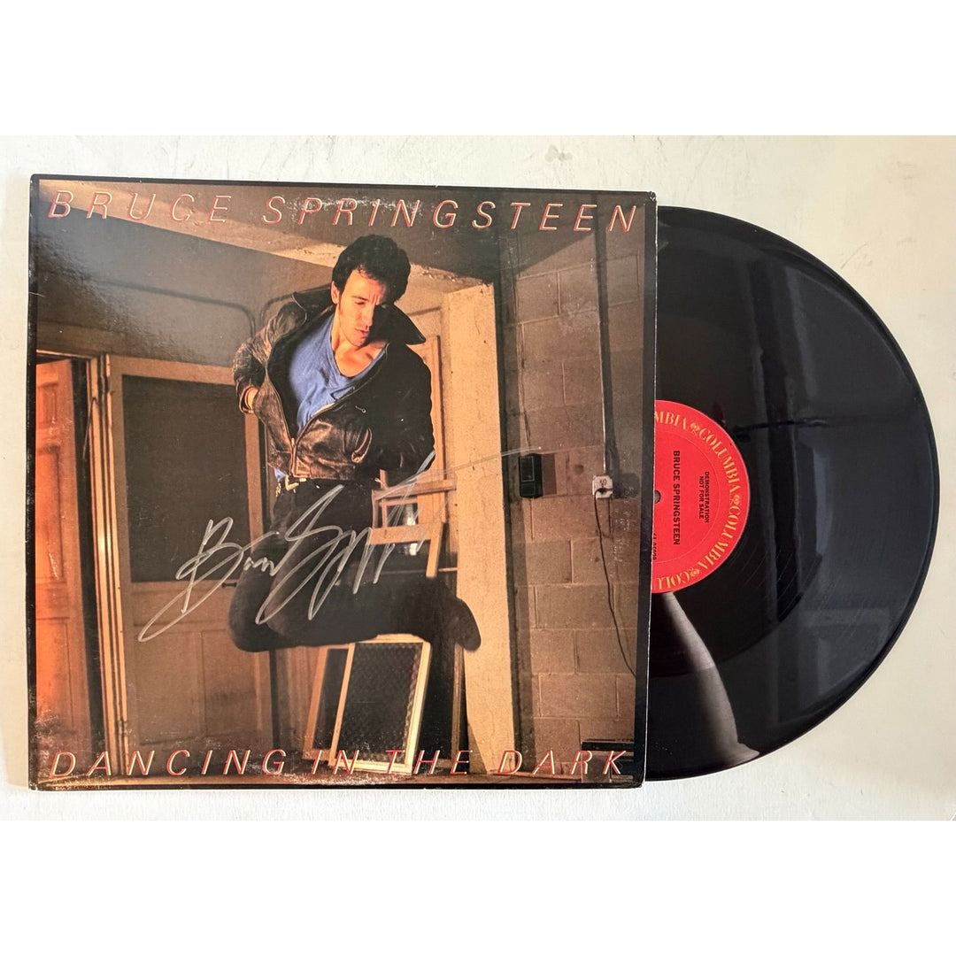 Bruce Springsteen "Dancing In The Dark " original lp signed with proof