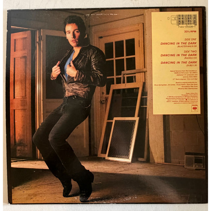 Bruce Springsteen "Dancing In The Dark " original lp signed with proof