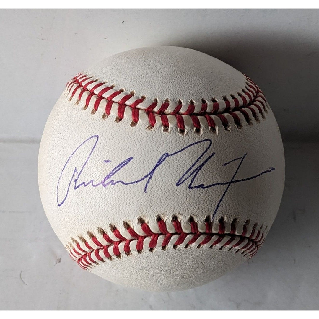 Richard Milhous Nixon (38) US President Rawlings official MLB baseball signed with proof and free display case.