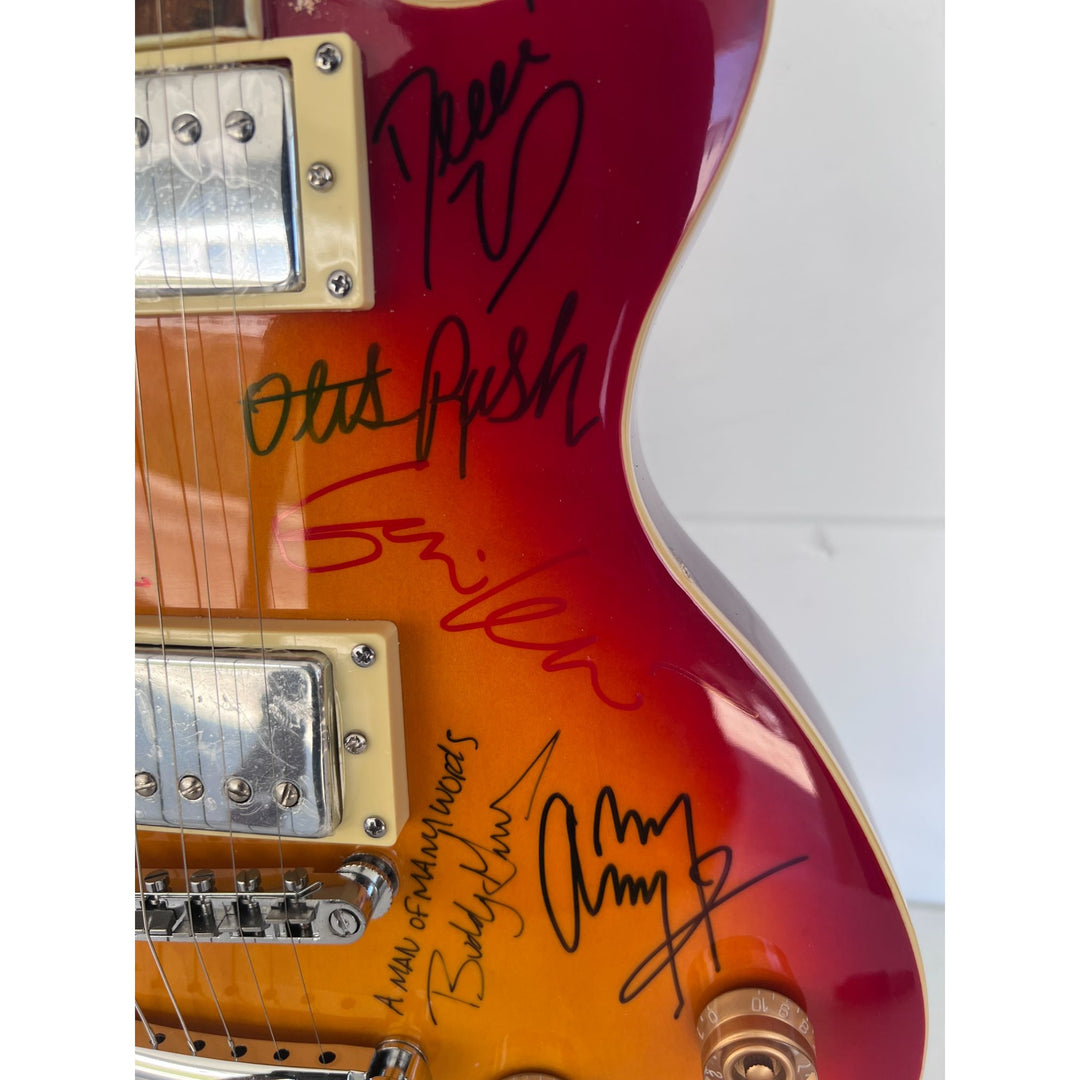 Blues legends (22 ) Stevie Ray Vaughan, John Mayer, Keith Richards, Eric Clapton, BB King vintage les paul full size electric guitar signed.
