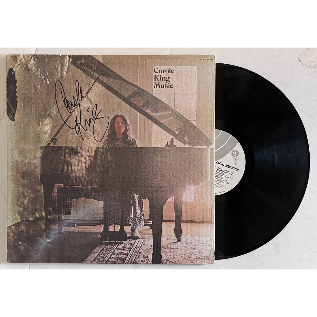 Carole King original LP signed with proof