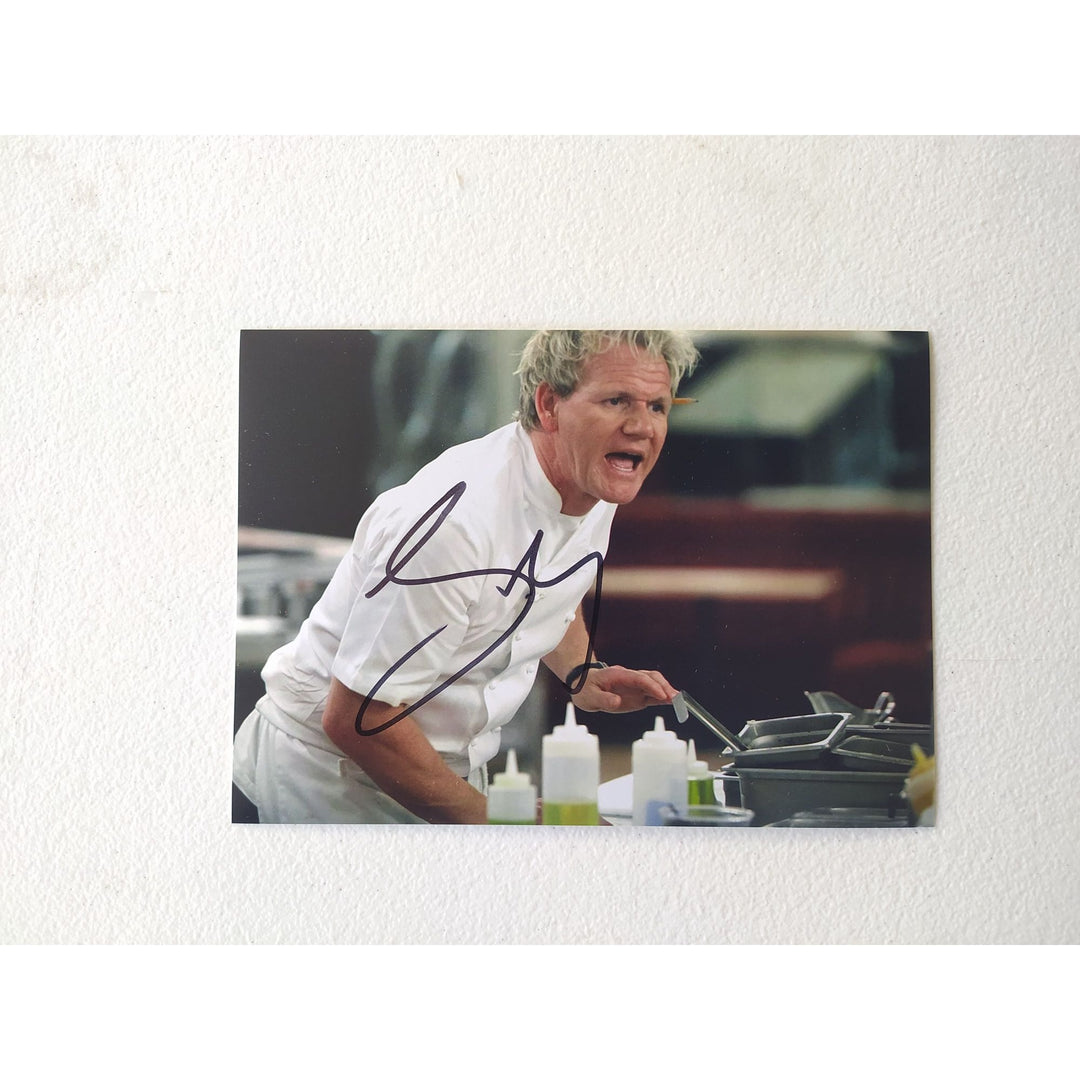 Gordon Ramsay one of the Worlds greatest Chefs 5x7 photograph signed with proof - Awesome Artifacts