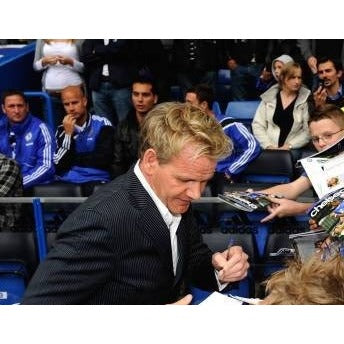 Gordon Ramsay one of the Worlds greatest Chefs 5x7 photograph signed with proof - Awesome Artifacts