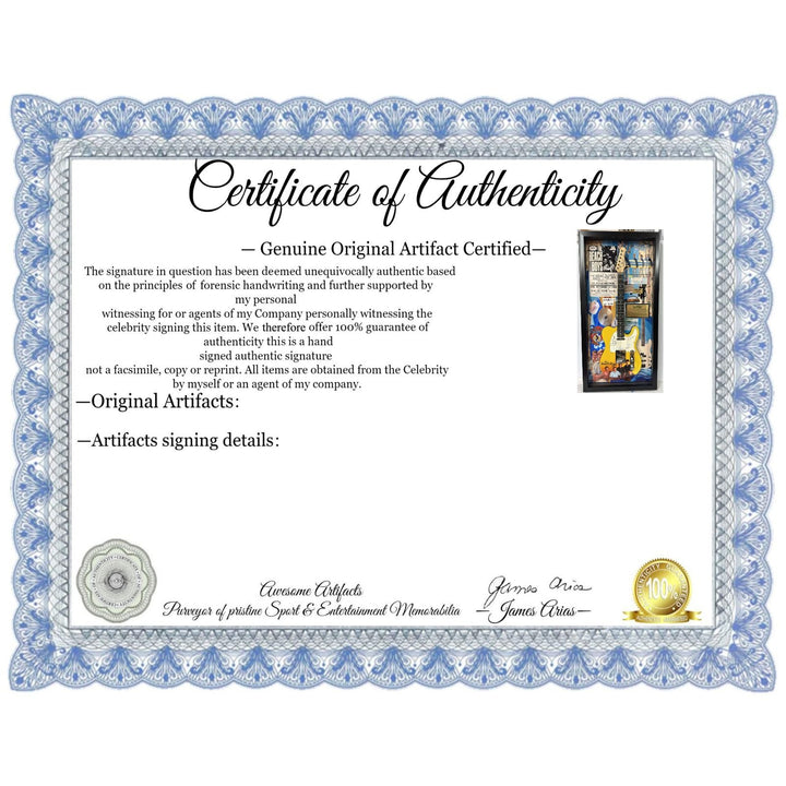 The Beach Boys Brian Carl Dennis Wilson Mike Love and Al Jardine one of a kind full size electric guitar signed with proof