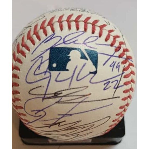 Los Angeles Dodgers Shohei Ohtani Freddie Freeman 2025 team signed Rawlings baseball